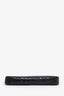 By Far Black Croc Embossed Rachel Leather Shoulder Bag