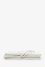 Jil Sander Cream Leather Crossbody Multi-Flap Purse