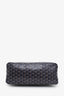 Goyard Navy Blue Goyardine Hobo Bag With Pouch