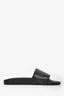 Louis Vuitton Black/Grey Monogram Rubber Slides Size 41 Mens