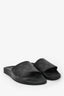 Louis Vuitton Black/Grey Monogram Rubber Slides Size 41 Mens