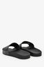Louis Vuitton Black/Grey Monogram Rubber Slides Size 41 Mens