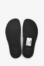 Louis Vuitton Black/Grey Monogram Rubber Slides Size 41 Mens