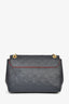 Louis Vuitton Blue/Red Empreinte Leather 'Vavin' PM Shoulder Bag