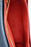 Louis Vuitton Blue/Red Empreinte Leather 'Vavin' PM Shoulder Bag