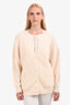 Rag & Bone Cream Wool Ribbed Cardigan Size S