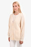 Rag & Bone Cream Wool Ribbed Cardigan Size S