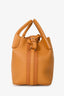 Loro Piana Mustard Yellow Leather Micro Bale Top Handle with Strap