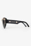 Versace Black Acrylic Studded Cat Eye Sunglasses