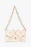 Louis Vuitton Cream/Pink Monogram Empreinte Leather Pochette Félicie