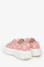 Louis Vuitton Pink/White Monogram Denim Sneakers Size 39