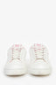 Louis Vuitton White/Pink Leather Charlie Sneakers Size 39