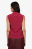 Gucci Berry Silk Ruffled Blouse Size 38