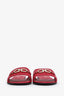 Salvatore Ferragamo Red Leather Sandals Size 6.5