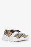 Burberry Nova Check Canvas Sneakers Size 37