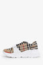 Burberry Nova Check Canvas Sneakers Size 37