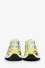 Prada Yellow Nylon Printed Sneakers Size 37
