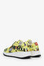 Prada Yellow Nylon Printed Sneakers Size 37
