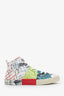 Maison Margiela Colour Block Canvas High Top Sneakers Size 37