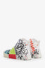 Maison Margiela Colour Block Canvas High Top Sneakers Size 37