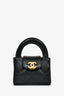 Pre-Loved Chanel™ Black 2022+ Lambskin Quilted CC Kelly Bag Charm