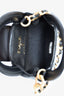 Pre-Loved Chanel™ Black 2022+ Lambskin Quilted CC Kelly Bag Charm