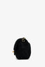 Pre-Loved Chanel™ 2019/20 Black Quilted Velvet Crystal Pearl Crush Mini Rectangle Flap Bag