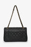 Pre-Loved Chanel™ 2009/10 Black Caviar Leather Medium Double Flap