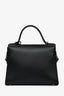 Delvaux Black Leather 'Tempete' MM Top Handle