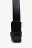 Salvatore Ferragamo Black Patent Leather Clasp Shoulder Bag