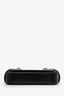 Salvatore Ferragamo Black Patent Leather Clasp Shoulder Bag