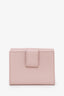 Ferragamo Pink Leather Gancini Small Wallet