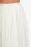 Bode White Tulle Cotton/Silk Tea Midi Skirt Size 2
