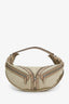 Versace Beige Leather Shoulder Bag SHW