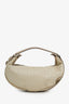 Versace Beige Leather Shoulder Bag SHW