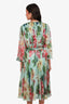 Dolce & Gabbana Floral Printed Silk Wrap Dress Size 46