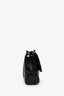 Pre-Loved Chanel™ 2009-10 Black Patent Chevron Medium Single Flap Bag