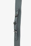 Christian Dior 2021 Grey Matte Cannage Leather Small Lady Dior Top Handle With Strap