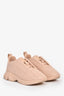 Burberry Pink Leather Quilted Sneakers Size 38.5