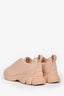 Burberry Pink Leather Quilted Sneakers Size 38.5