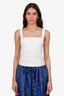 Reformation White Linen Sleeveless Top Size 6