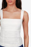 Reformation White Linen Sleeveless Top Size 6