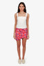 Lovers and Friends Pink Floral Mini Skirt Size S