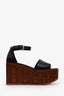 Hermès Black/Brown Calfskin Sandals Size 36