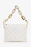 Louis Vuitton 2023 Cream Coussin BB 'Milky Way' Bag With 2 Straps