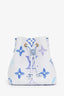 Louis Vuitton 2023 Blue/White Neonoe BB Monogram "By The Pool" Top Handle Purse With Strap