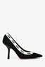 Christian Dior Black J'ADIOR Ribbon Heels Size 37.5