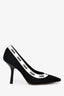 Christian Dior Black J'ADIOR Ribbon Heels Size 37.5