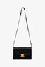 Saint Laurent 2017 Black Leather Suede Medium Bellechasse Shoulder Bag