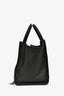 Celine 2012 Black Leather Medium Luggage Phantom Tote